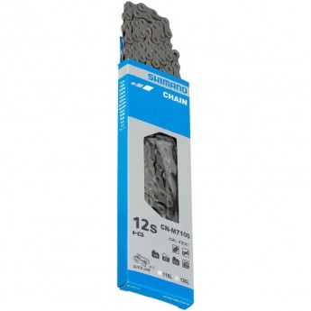 Цепь SHIMANO SLX, M7100, 12СК, 116 ЗВ., С ЗАМКОМ
