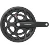 Система SHIMANO TOURNEY, A073, 170 мм, квадрат, 50/39/30T, защита одинарная EFCA073C090C